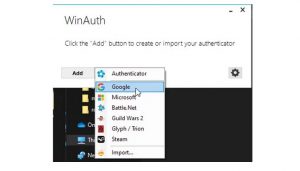 Google Authenticator su un PC Windows
