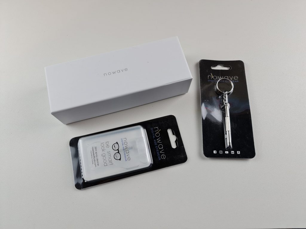 Recensione occhiali Nowave anti luce blu - confezione ed accessori
