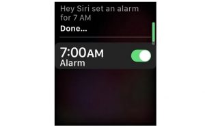 Siri sull'Apple Watch-