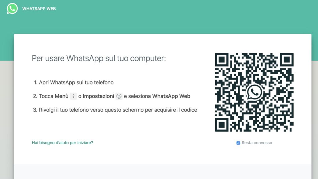 Whatsapp web Mac