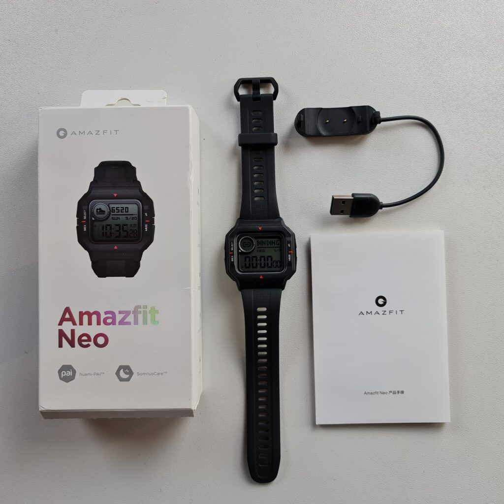 recensione amazfit neo - confezione