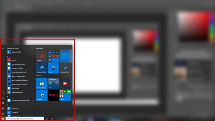 Come personalizzare il menu Start di Windows 10 - OutOfBit