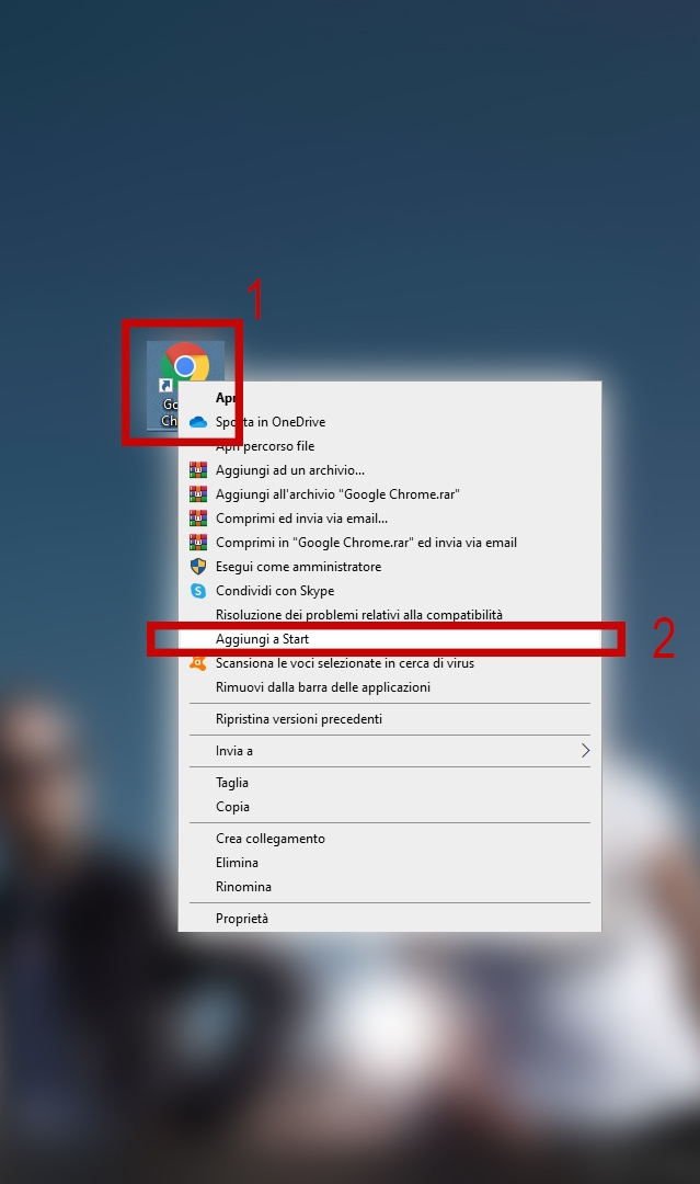 Aggiungere un'applicazione al menu Start di Windows 10 (personalizzare il menu Start)