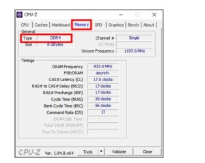 conoscere tipo di RAM del PC