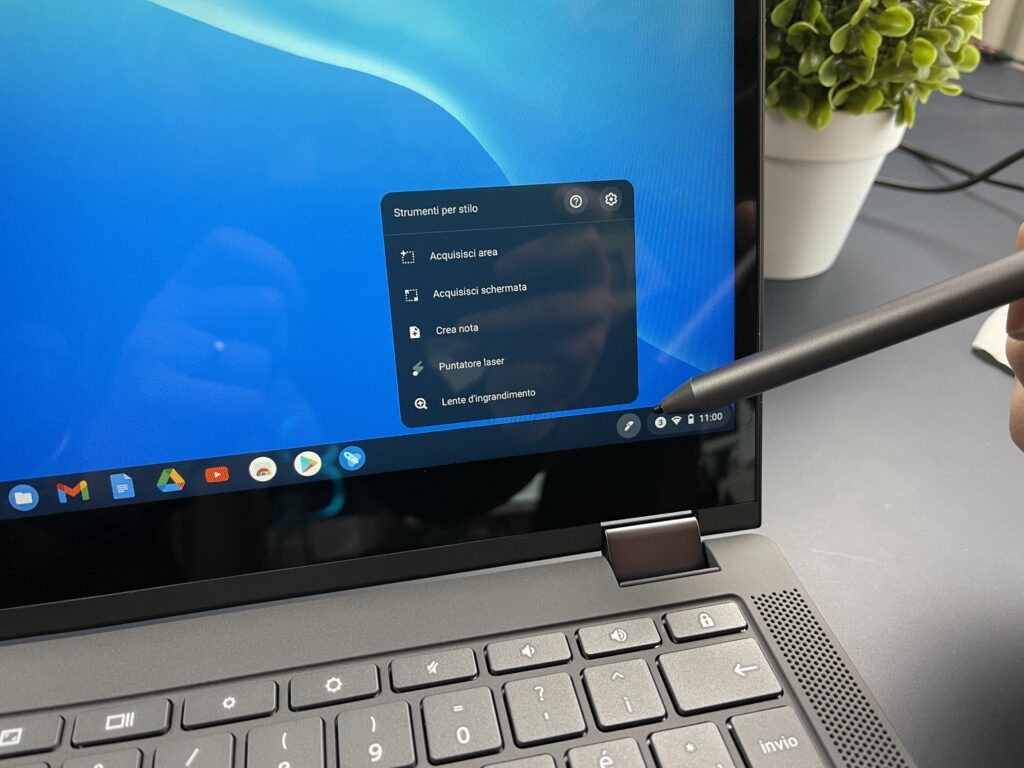 Lenovo IdeaPad Flex 5 Chromebook funzioni pennino stilo