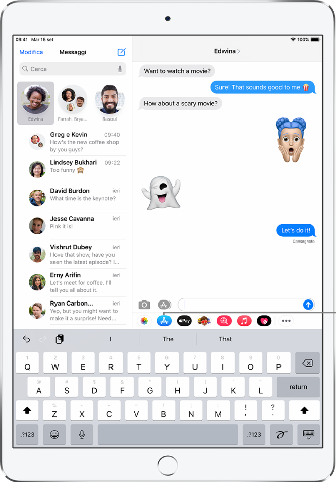 Come inviare messaggi di testo SMS da un iPad