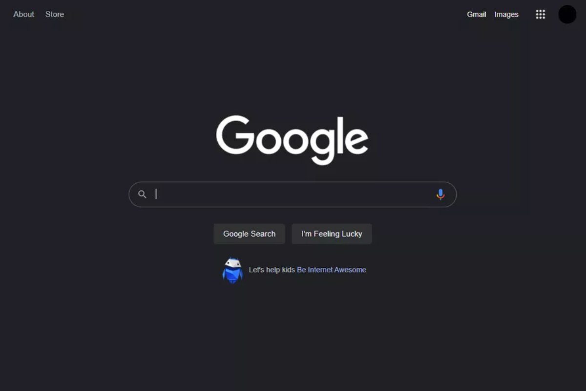 google dark mode