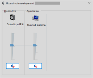 regolare audio windows