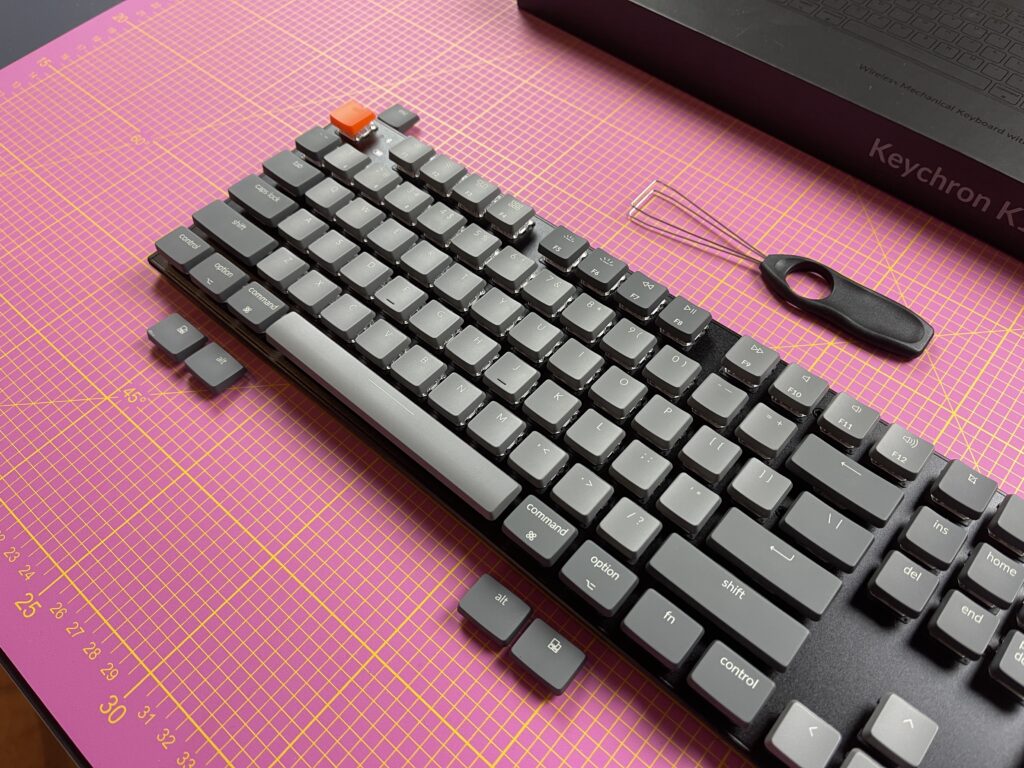 Keychron K1 con tasti