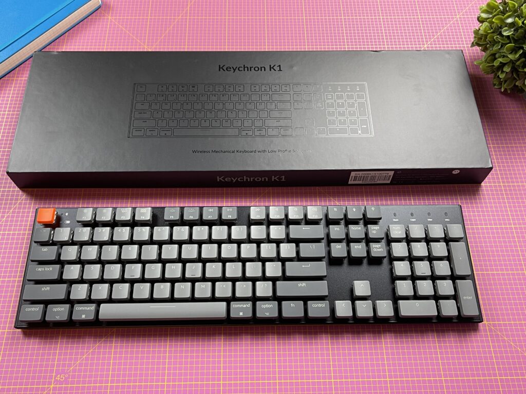 Keychron K1 scatola