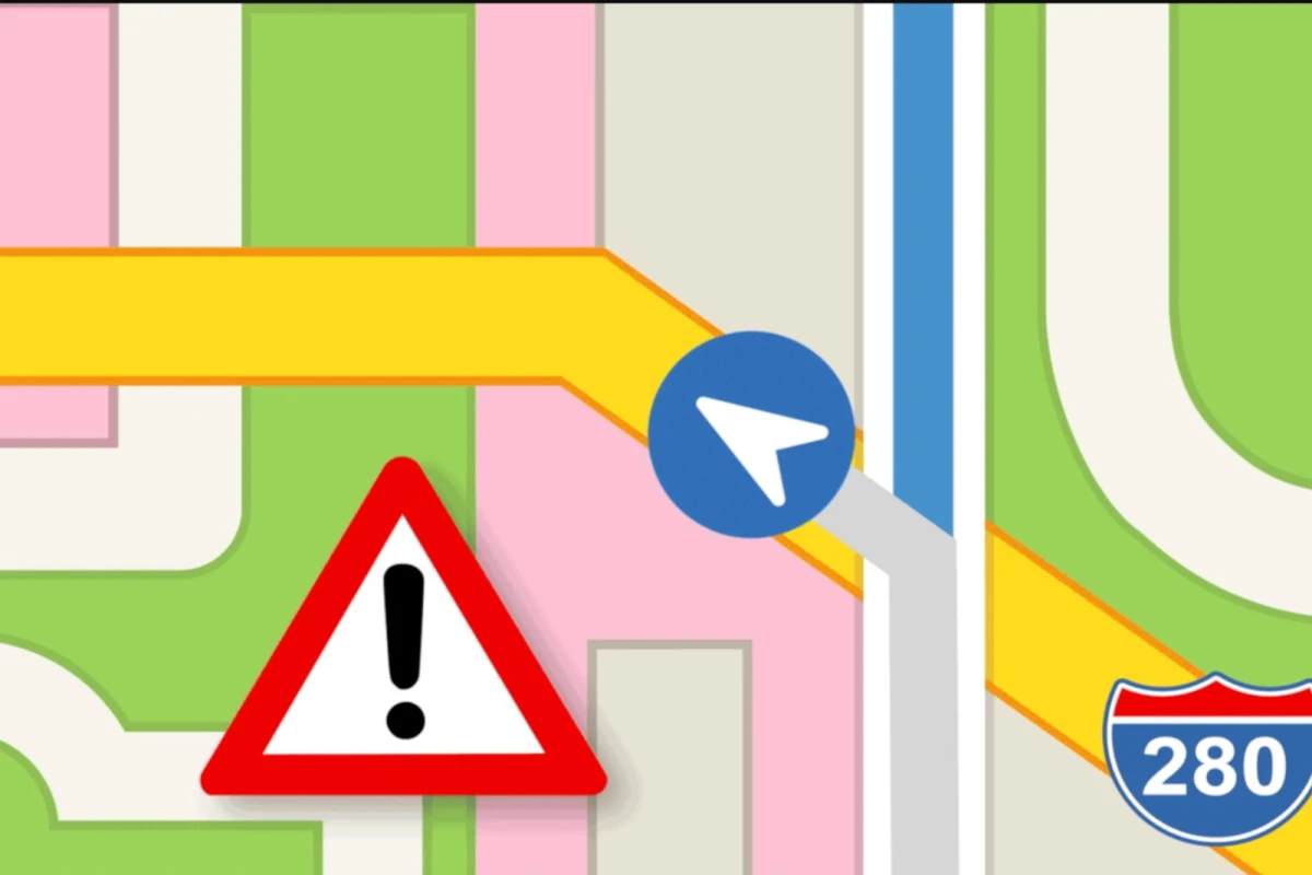 apple maps affollamento