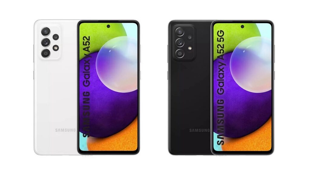samsung galaxy A52 A72