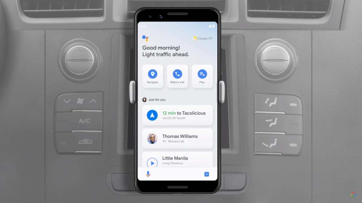 google assistant modalità guida