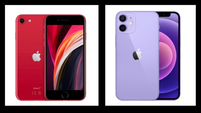 iPhone 12 mini vs iPhone SE