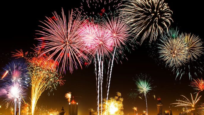 fotografare fuochi artificiali