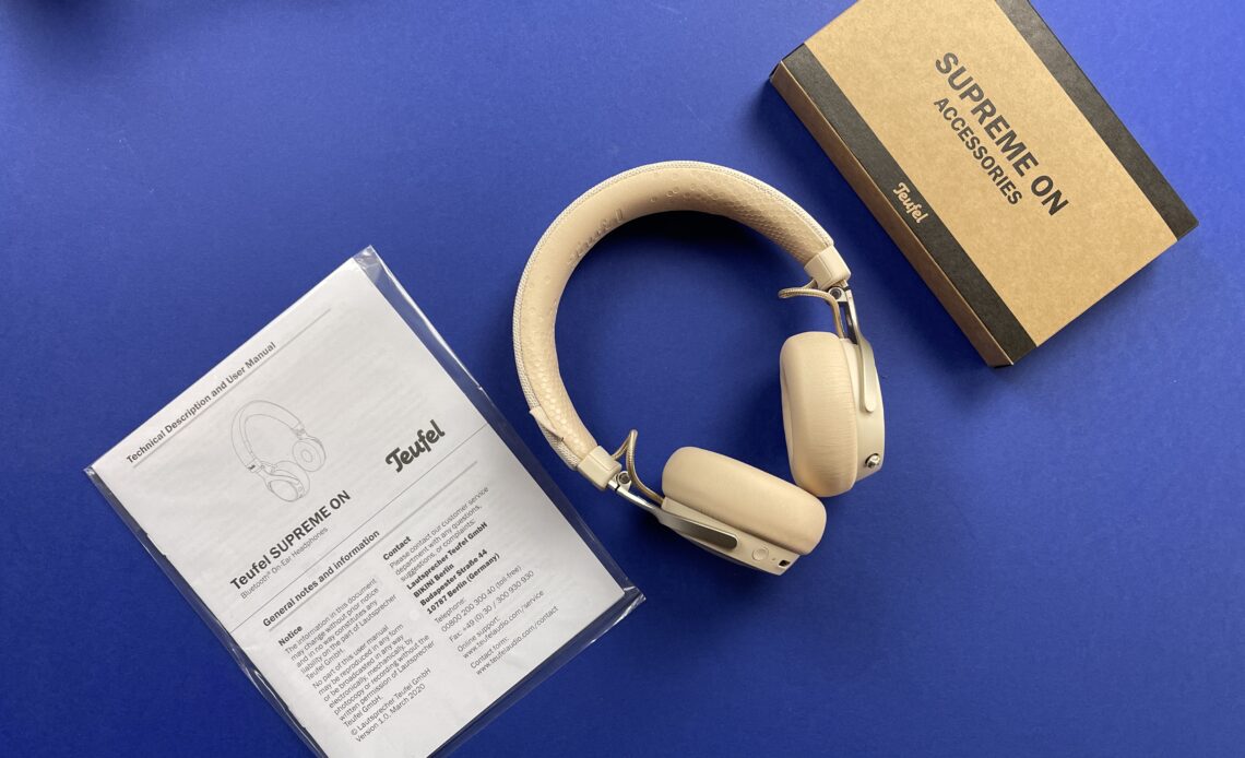 cuffie Teufel Supreme ON unboxing