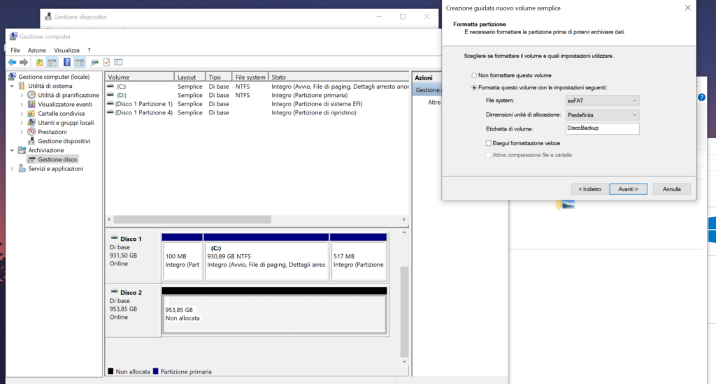 formattazione exfat kingston kc600