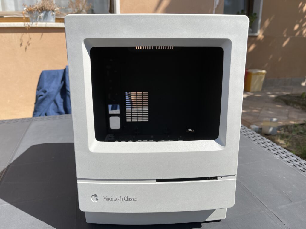 Retrobright - macinthos classic ripulito e sbiancato - fronte