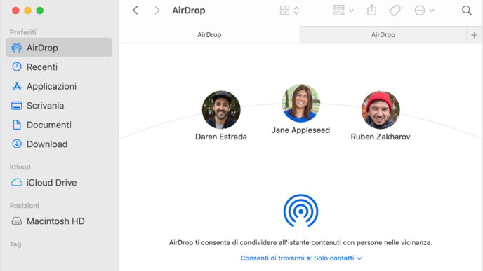 Airdrop macos