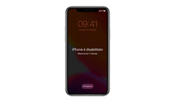 iphone bloccato