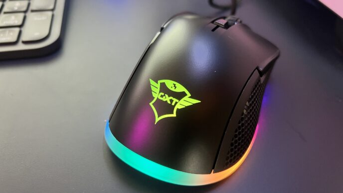 mouse da gaming Trust GXT 922W YBAR illuminazione 3