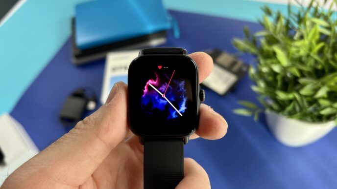 Recensione Amazfit GTS 3 - schermo