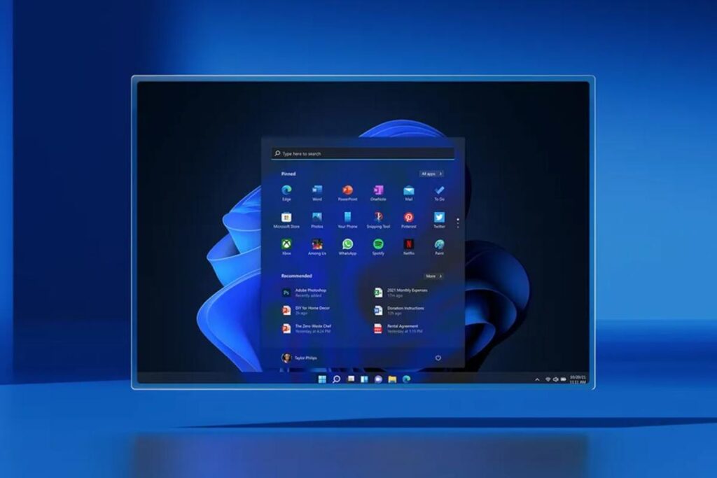 windows 11 microsoft aggioramenti barra applicazioni