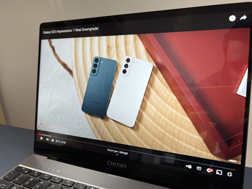 streaming 4k Chuwi LarkBook X