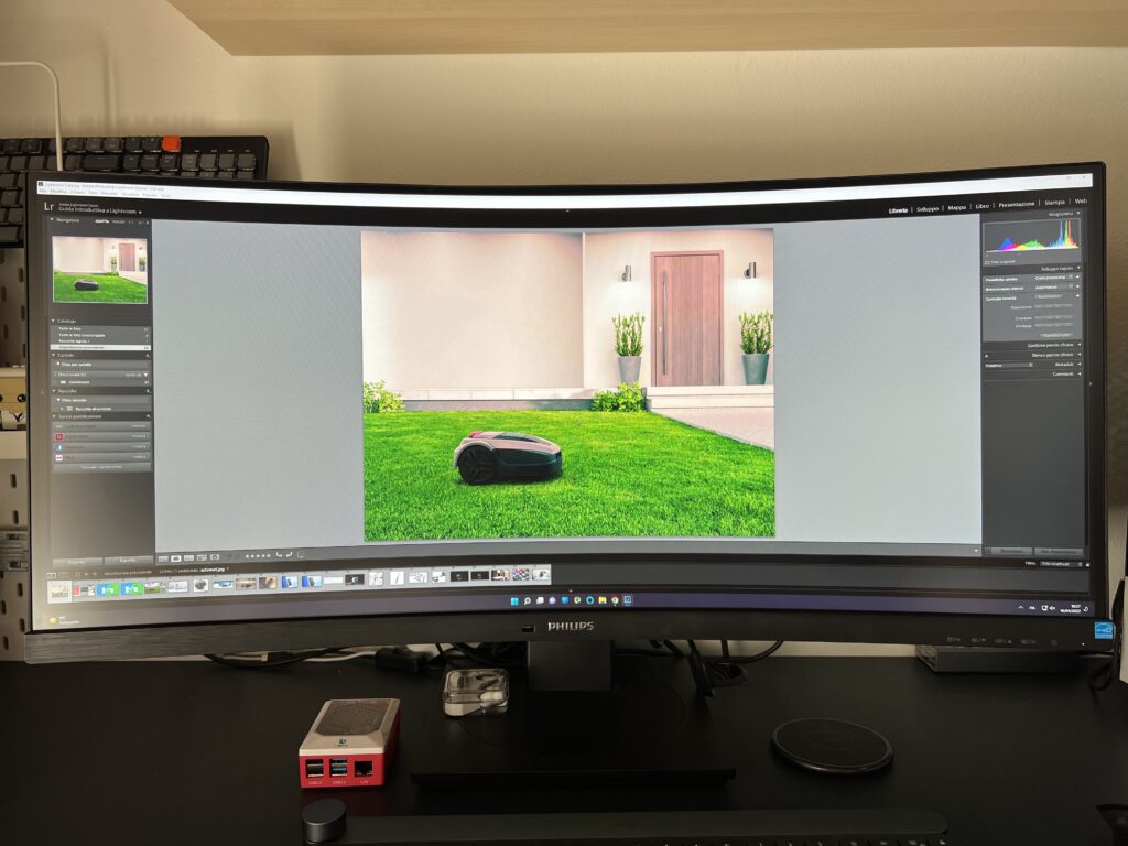 monitor ultrawide per editing foto - lightroom