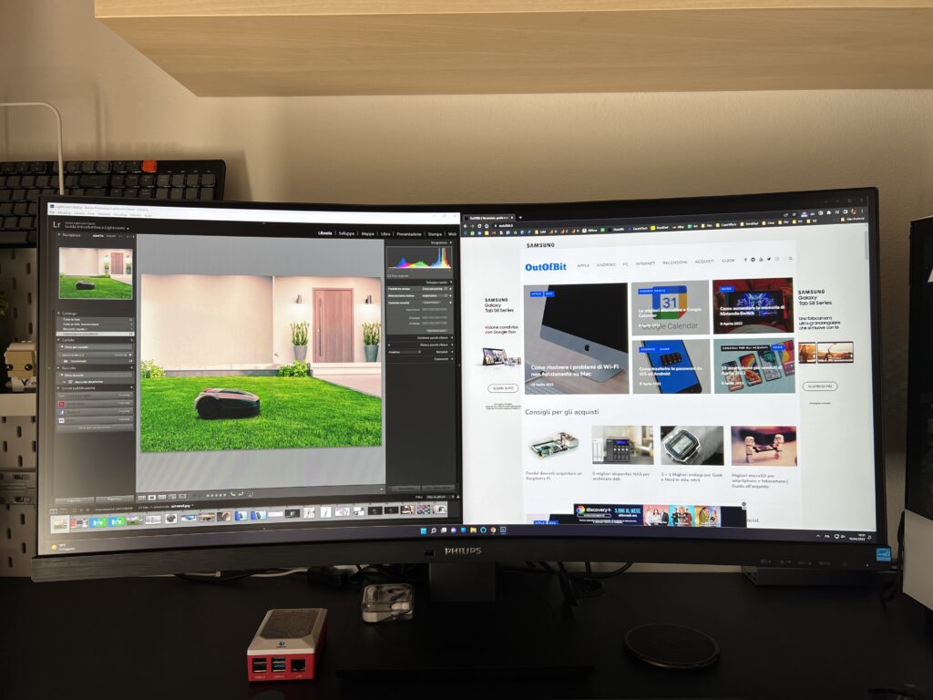 monitor ultrawide per il multitasking