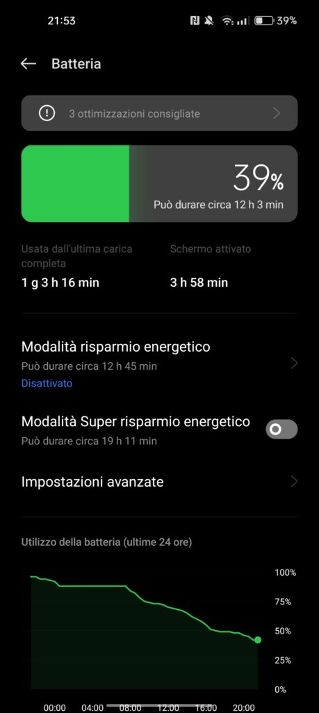 screenshot batteria realme 9 5g - 1