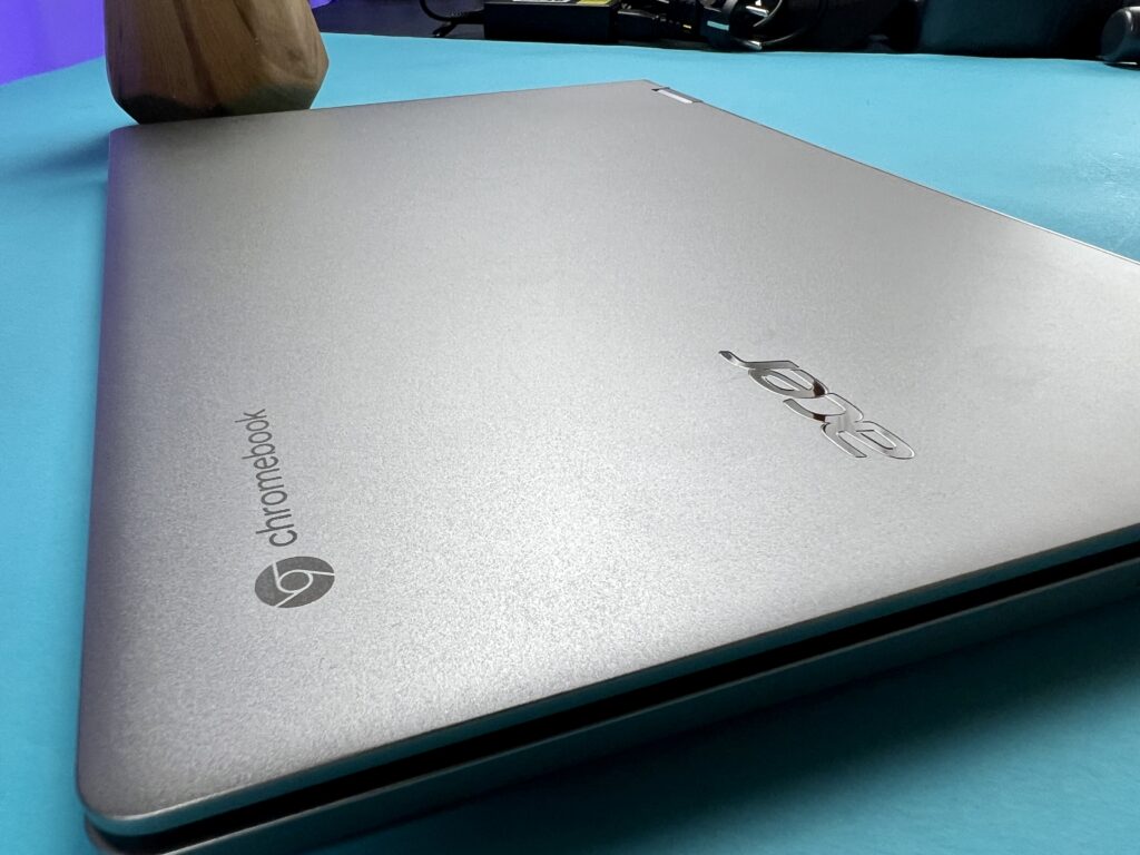 Acer Chromebook Spin 514 loghi acer e chromebook