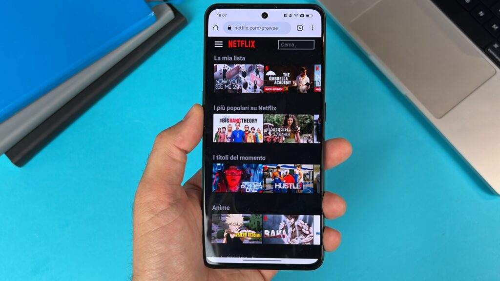 Come installare Netflix su smartphone Android non compatibili - usare netflix da browser - 2