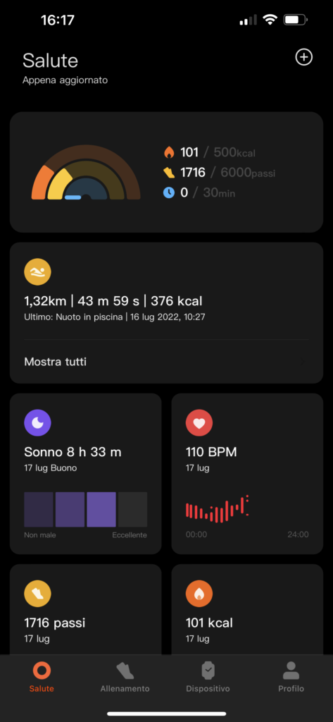 Xiaomi Smart Band 7 - app - home