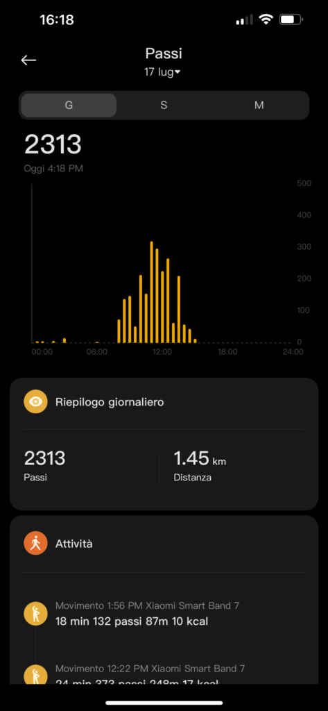 Xiaomi Smart Band 7 - app -passi