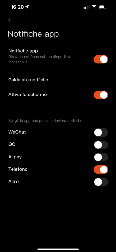 Xiaomi Smart Band 7 - funzioni smart - notifiche