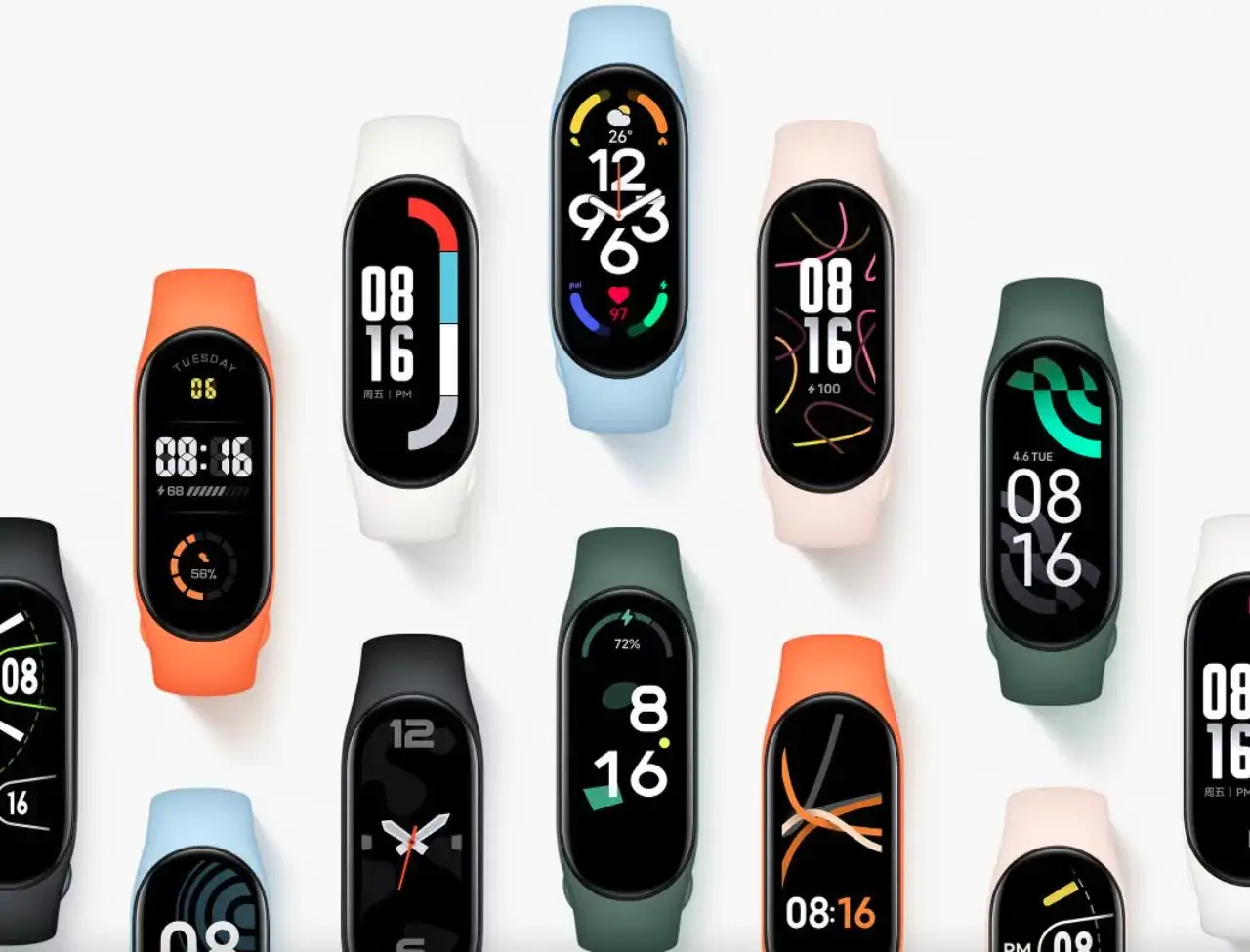 confronto Xiaomi Mi Band 7 e Mi Band 6