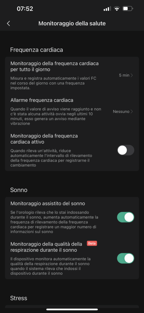 Recensione Amazfit Bip 3 Pro - app zepp - frequenza monitoraggio salute