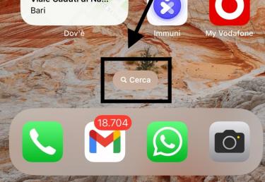 Come rimuovere il tasto Cerca dalla home page di iPhone