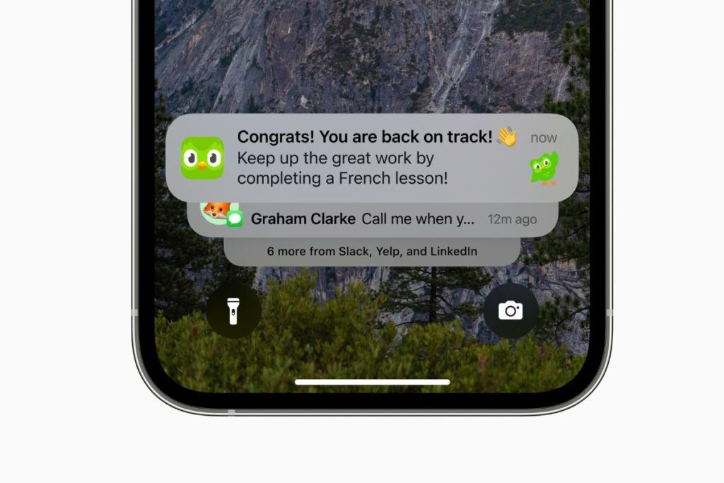 modificare le notifiche di ios16