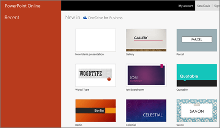 PowerPoint online