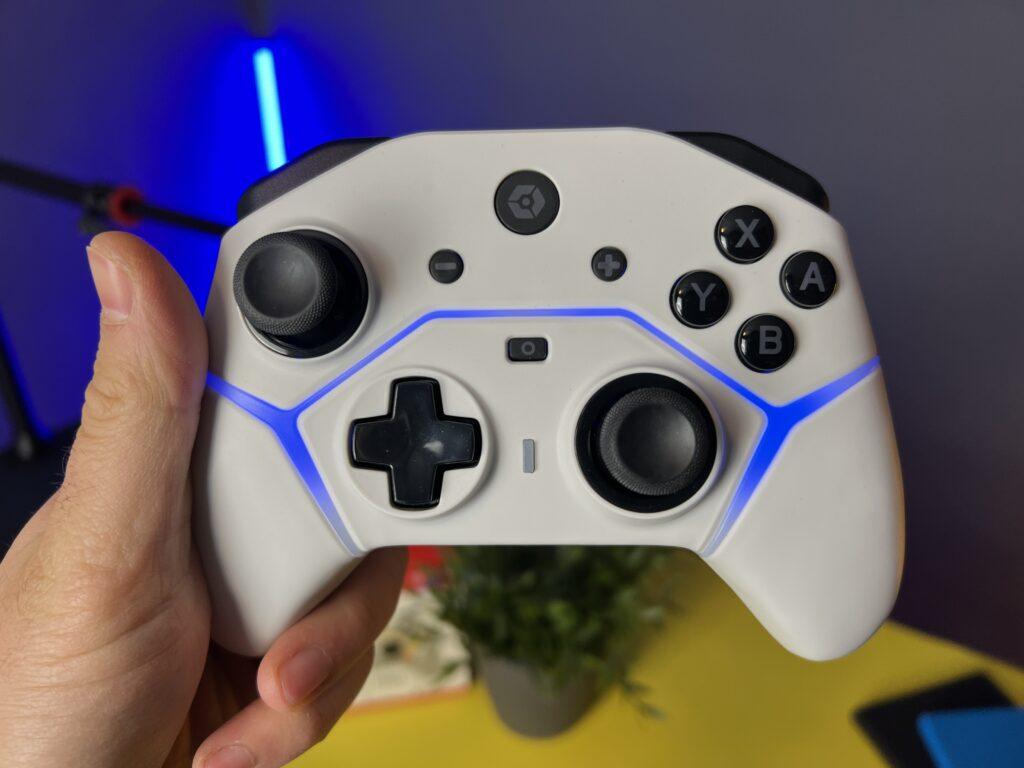 controller Gioteck SC3 Pro - retroilluminazione blu