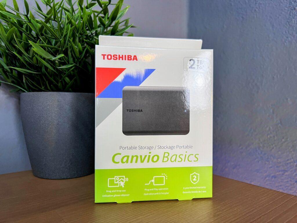 Recensione Toshiba Canvio Basic 2023 - scatola