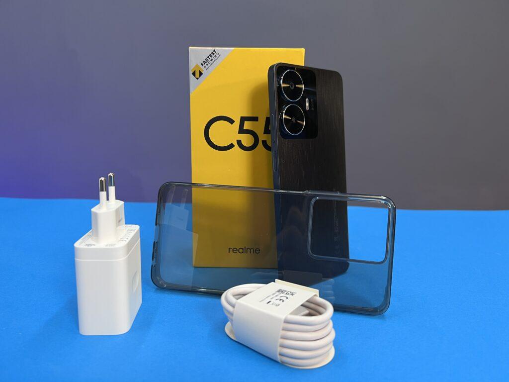 recensione realme c55 - accessori e confezione