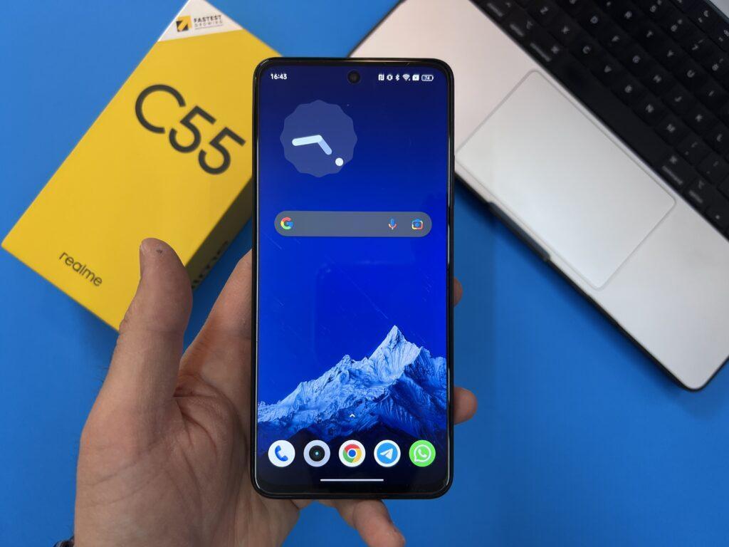 recensione realme c55 - display