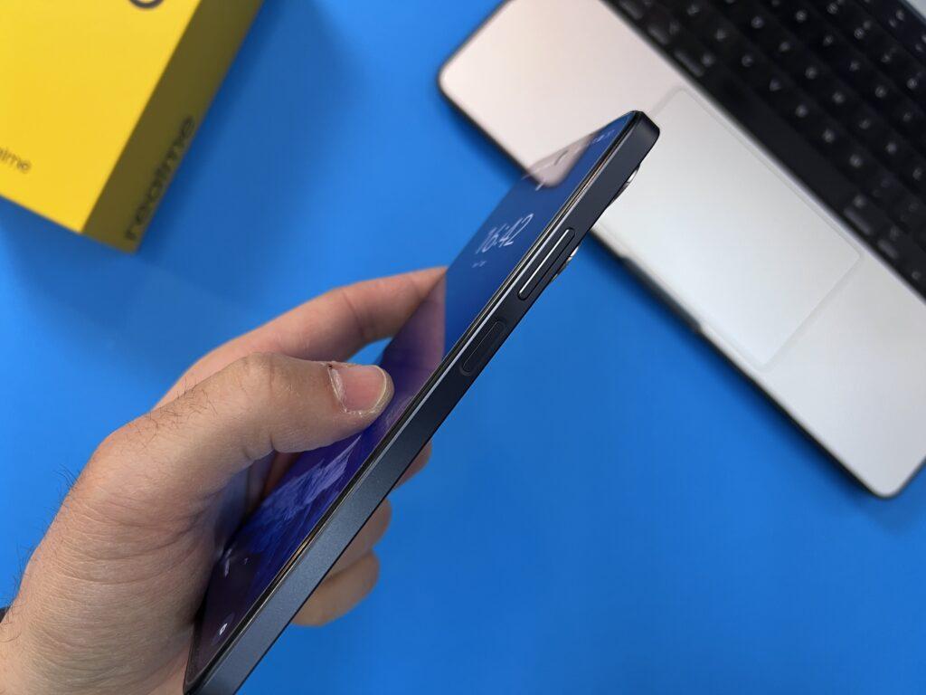 recensione realme c55 - sensore impronte