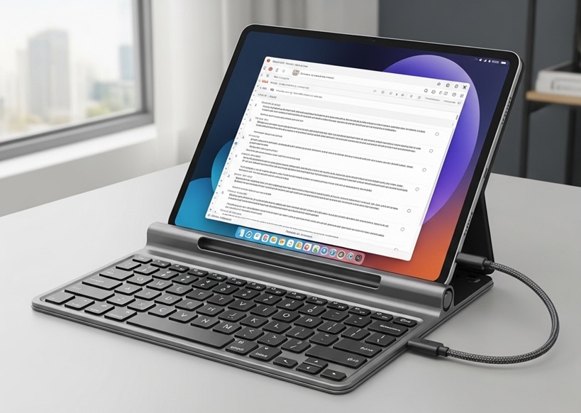 tastiera per tablet da lavoro