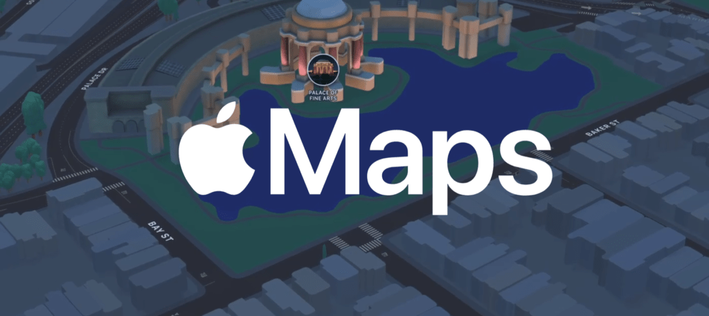 gestire mappe offline apple maps