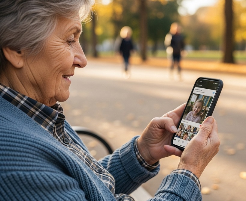 smartphone per anziano