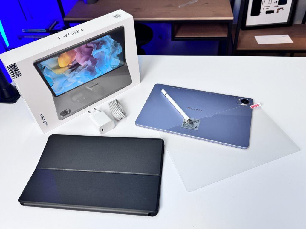 Recensione Blackview MEGA 1 tablet - confezione e accessori